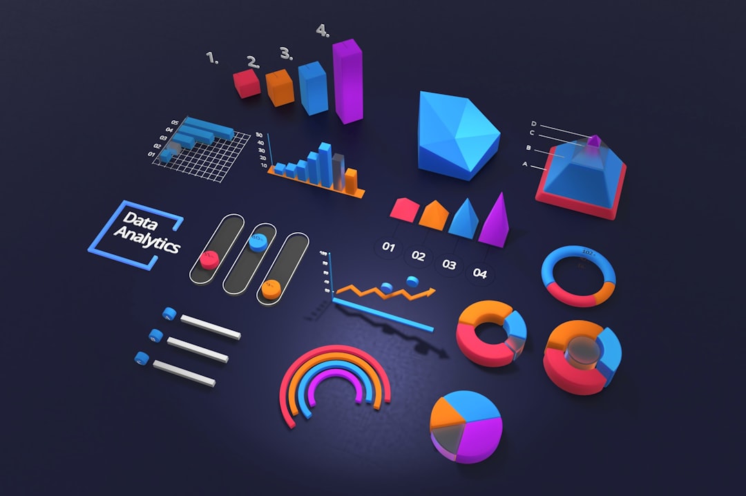Monitor com dashboard analítico mostrando gráficos e métricas em tempo real